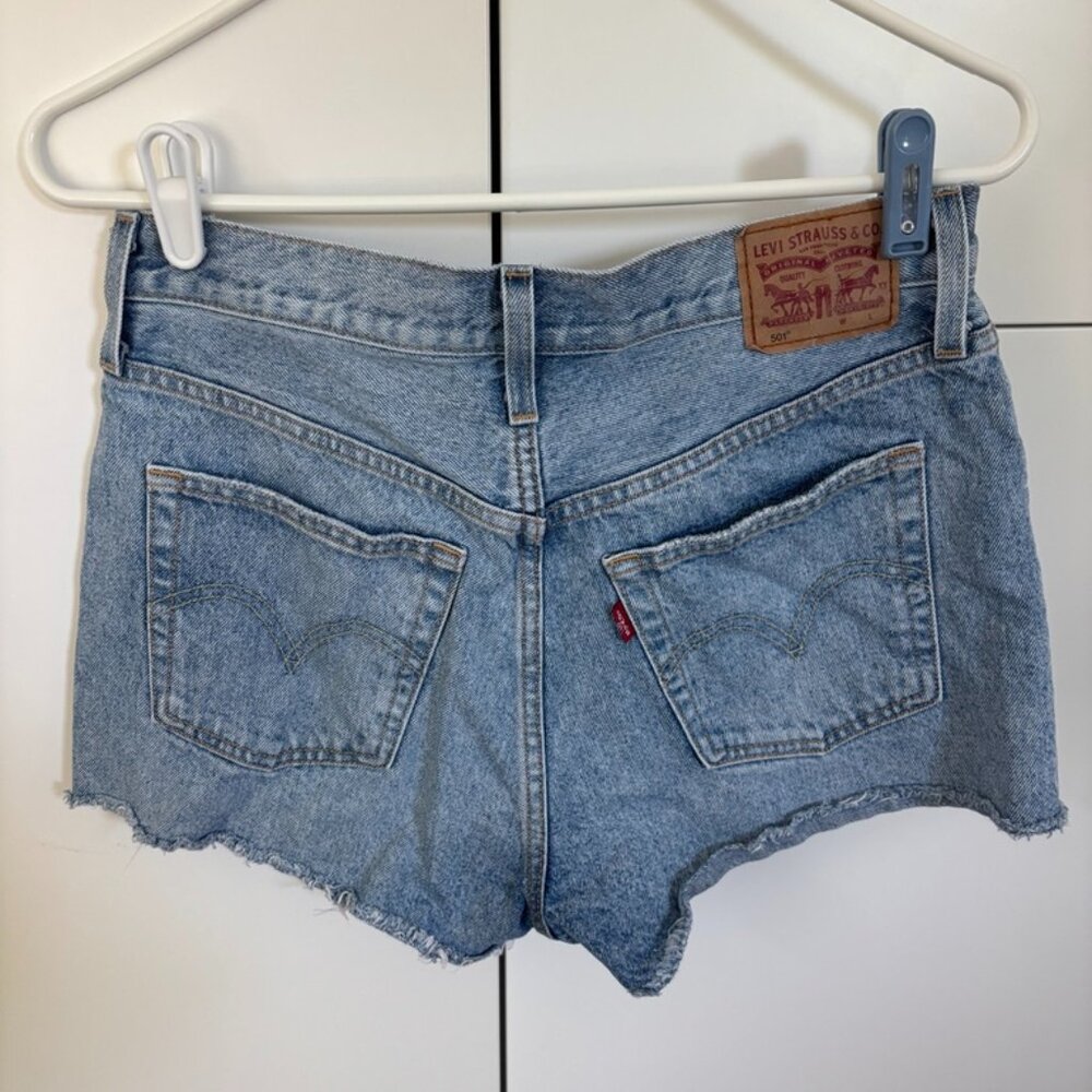 Levis 501® Original Fit High Rise Women's Shorts Denim Size 29
